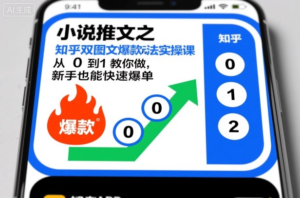 小说推文之知乎双图文爆款玩法实操课，从0到1教你做，新手也能快速爆单-摇钱树